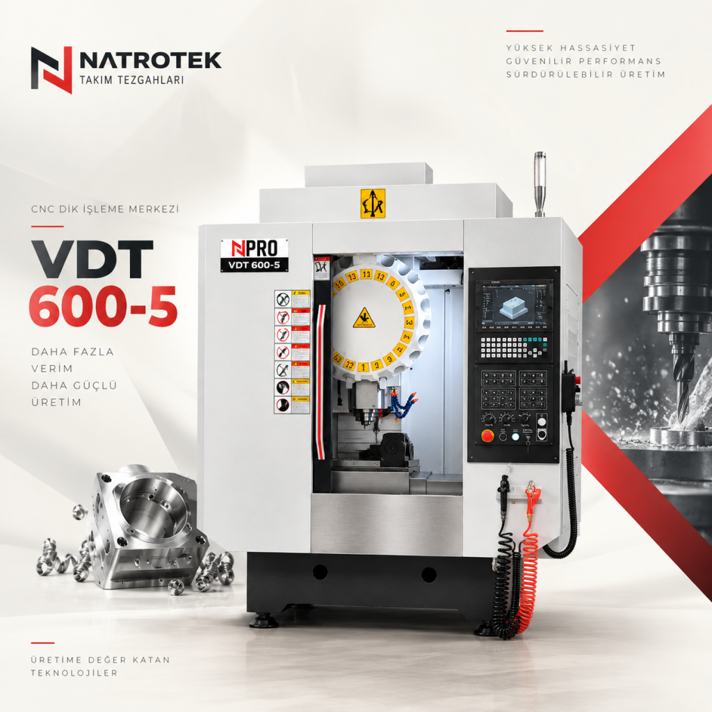 NPRO VDT600-5 – CNC Dik İşleme Merkezi